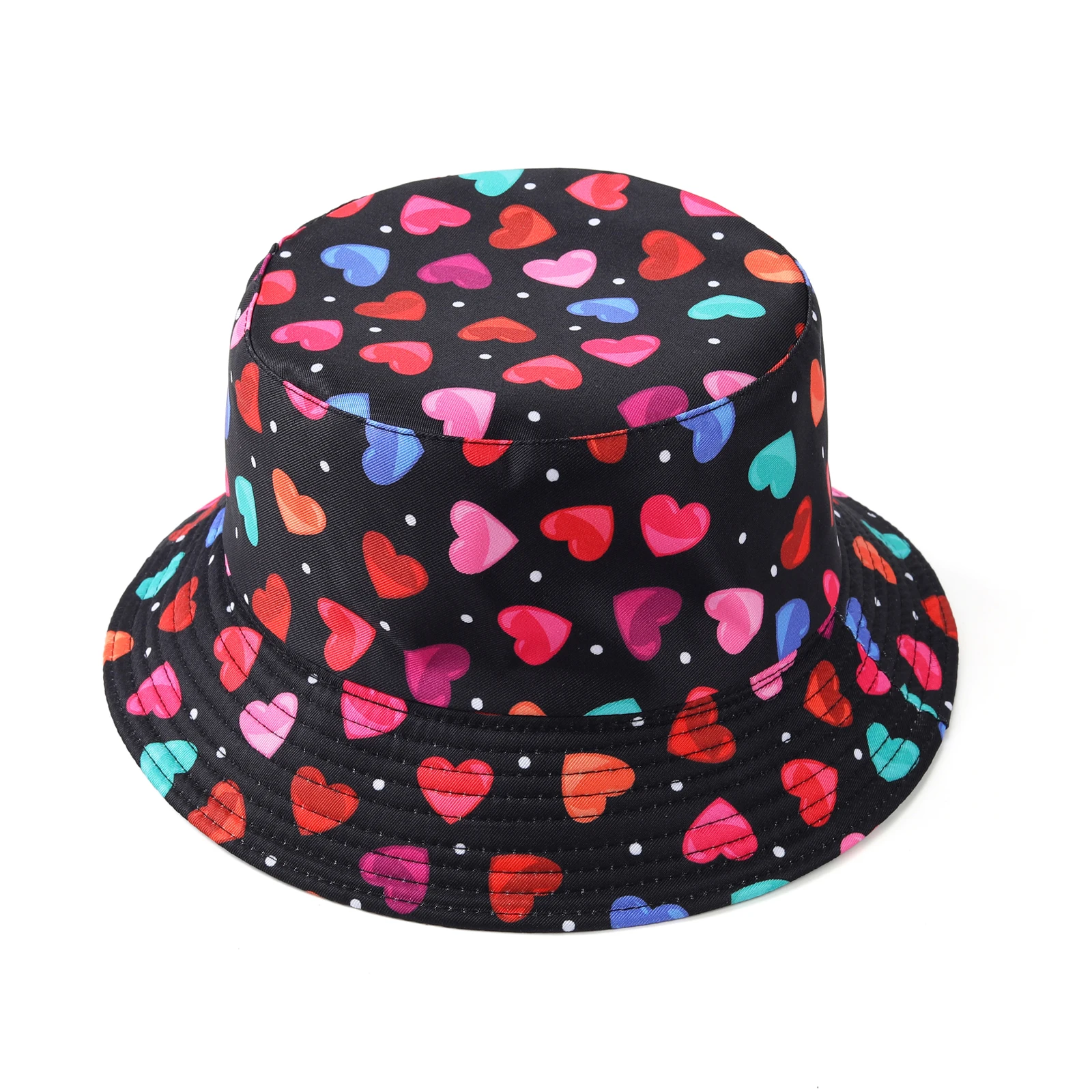 Newly Designed Heart-Shaped Fisherman'S Hat, Outdoor Sunshade Wide-Brimmed Hat for Couples, Perfect for Travel And Fishing