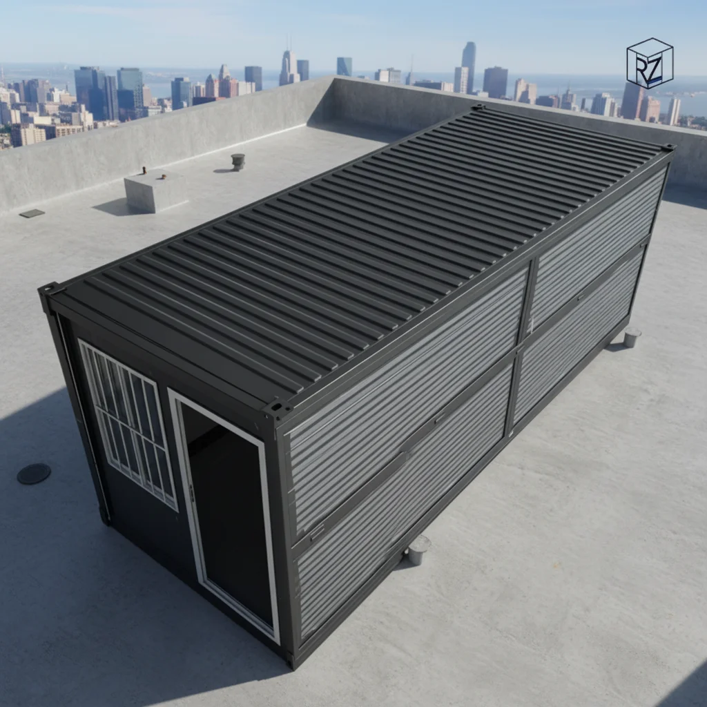 Quick Deploy Foldable Container House  for Temporary Residential Modular Workers Camp Ray-Zen