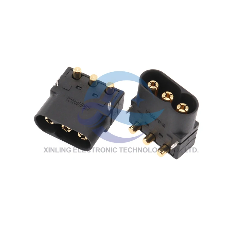 MR60PB male on-board vertical welding board MR60PW-M horizontal model aircraft high current socket PCB board