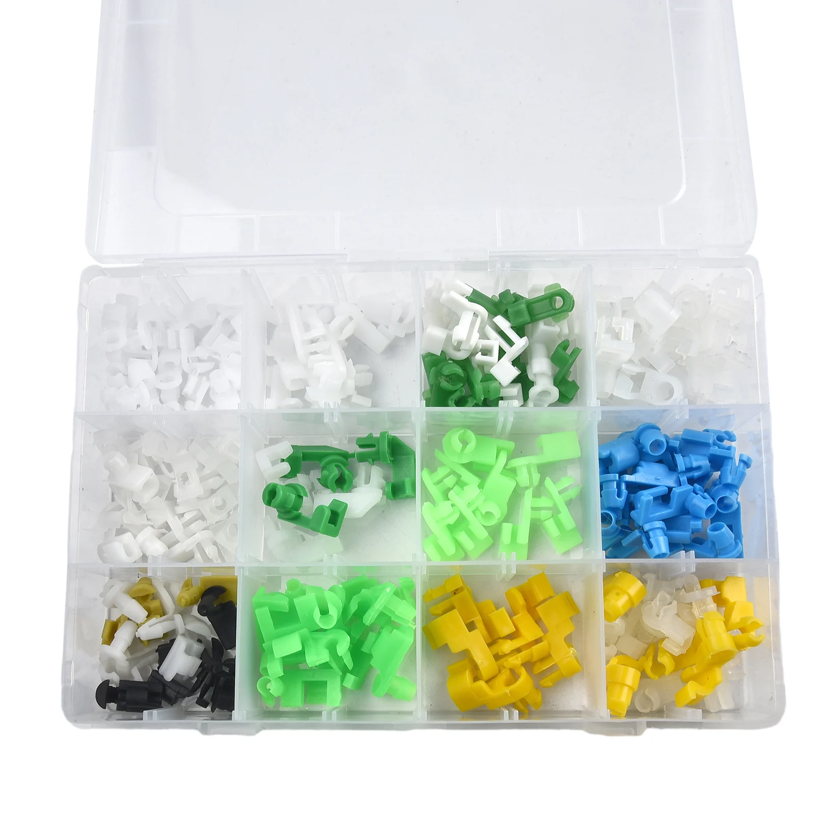 Car Wire Clips Door Lock Rod Clips Mixed Color Plastic Replacement Set Side Fasteners 160 Pcs/pack 17.5x10x2.2cm