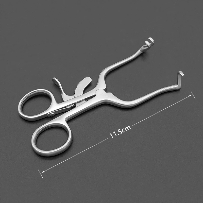 Medical orthopedic surgical instrument expander mastoid stretcher adjustable and automatically fixed multi-hook skin retractor