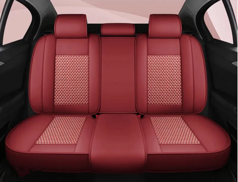 

Front and back car seat covers + Steering wheel cover for Lexus NX 200t 300 300h 2021-2014 breathable seat cushion seat case