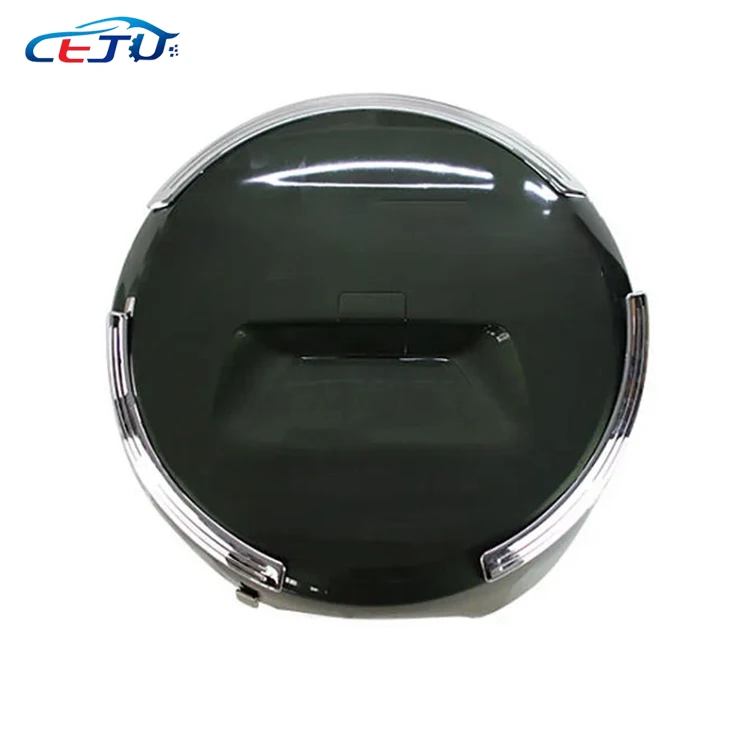 High Quality 4x4 Accessories Back ABS Spare Tire Cover For T-oyota Prado FJ150 2014-2017