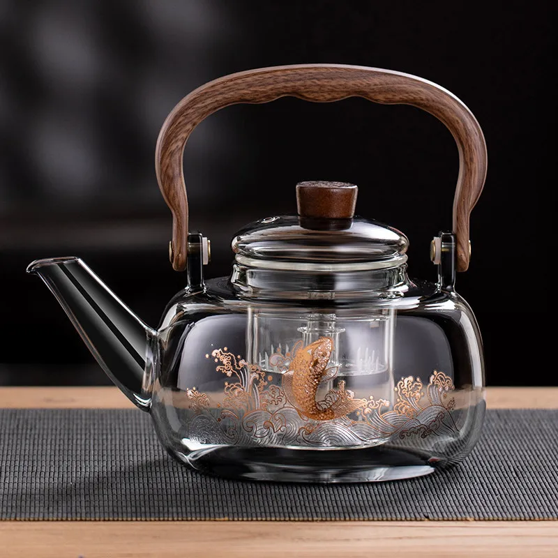 AOLIVIYA Glass Stovetop Teapot For Electric Ceramic Stove Boiling Water Home Brewing Specialty Tools