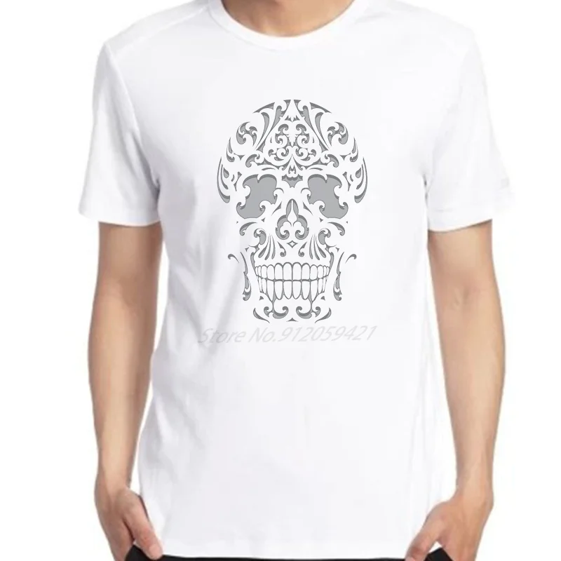 Mezcal  Mexico Vintage Tequila Sugar Oaxaca Skull T Shirt For Men Graphic T Shirts Oversized t-shirt Summer Men's Clothing