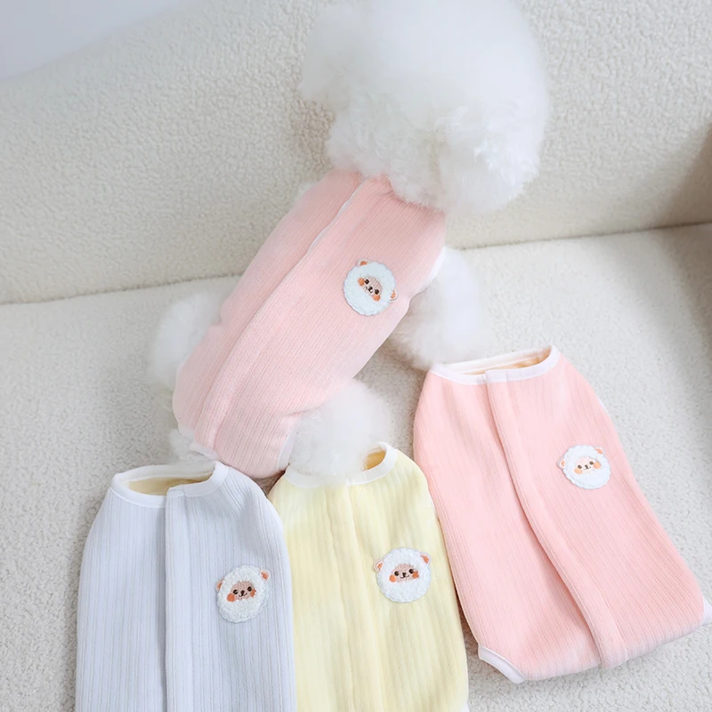 Dog Clothes Winter Warm Puppy Vest Coat Outfit Small Dog Chihuahua Clothing Yorkshire Costume Soft Dog Pajamas Pyjama