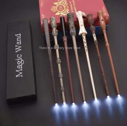 Varita Mágica de Harry Potter con Luz LED, Ron, Dumbledore, Snape, Sirius, Hermione, Voldemort, Varitas Mágicas Luminosas, Regalos de Cosplay, Decoración de Habitaciones