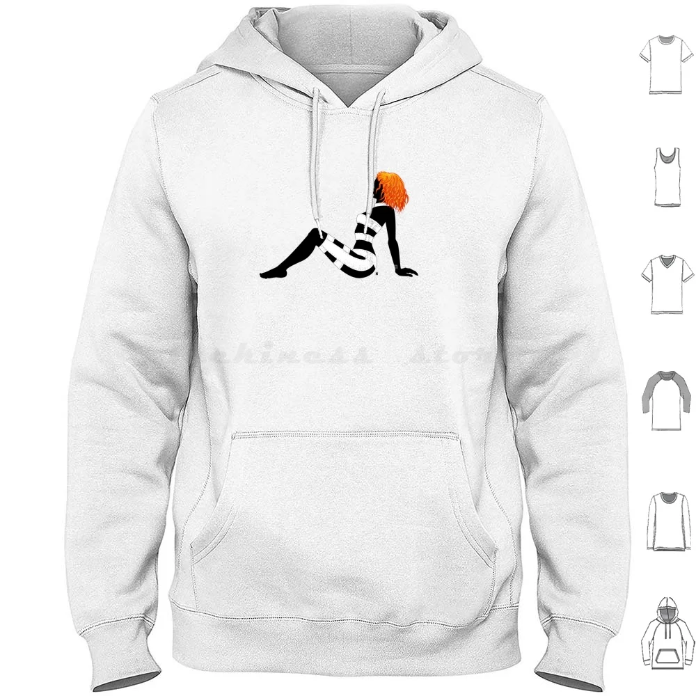 Leeloo Dallas Mudflap ( Mirror ) Hoodie cotton Long Sleeve Fifth Milla Jovovich Leeloo Leeloo Dallas Mudflap Mudflap Girl 5Th