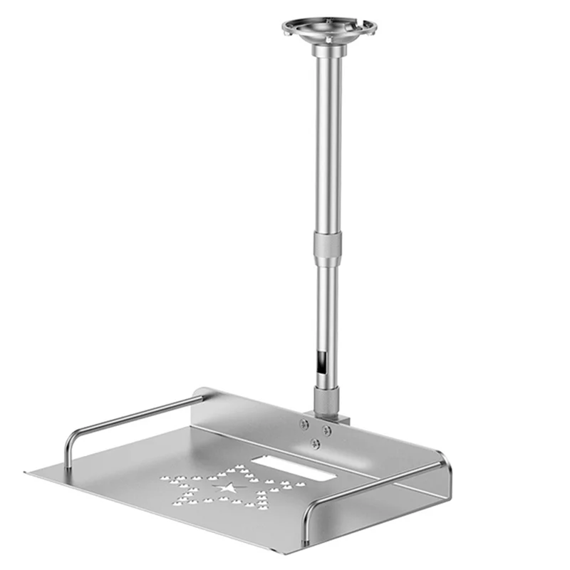 -A15I Ceiling Mount With Adjustable Height Shelf For Projector/Camera Holder Including Tray