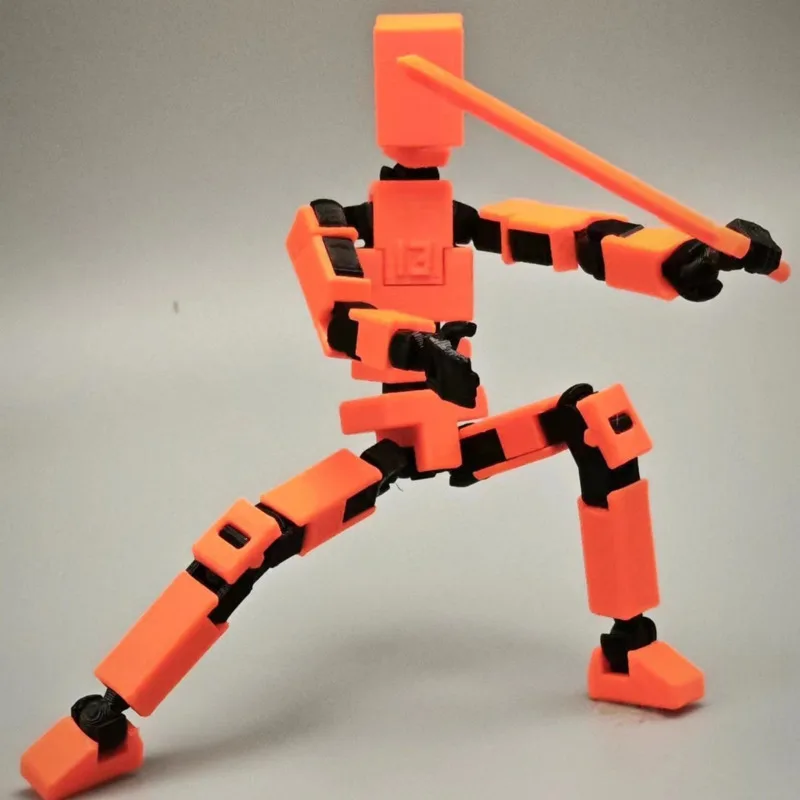 Figura de Robot móvil con múltiples articulaciones, maniquí impreso en 3D, juguete para aliviar el estrés y la ansiedad, juego para padres e hijos, regalos para niños