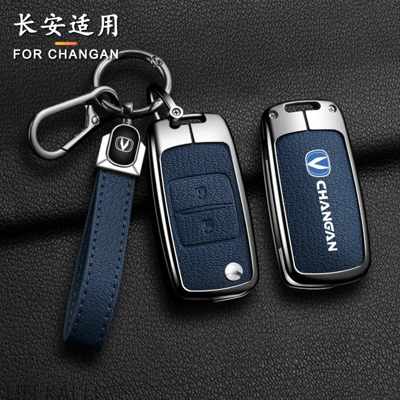 Zinc Alloy Car Key Case for Changan CS15 Eado Raeton CS35 Plus CS55 CS75 J35 Hunter F70 CS95 CS85 CS1 CV1 Alsvin V3 V5 V7