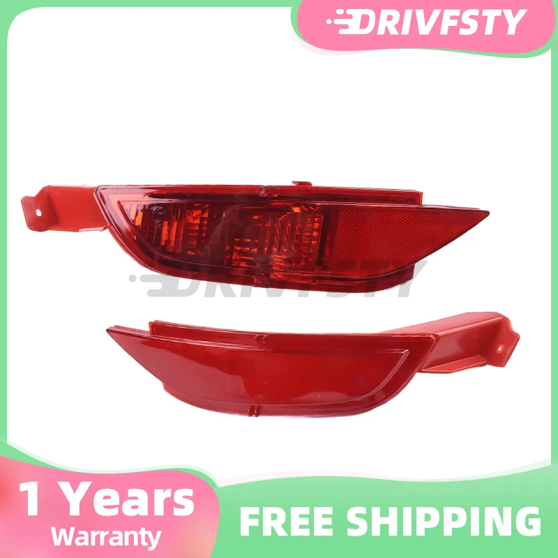 

Left Right Rear Bumper Reflector Light Rear Bumper Reflector Light Fog Lamp Assembly for Ford Fiesta Mk6 Mk7 Replacement Parts