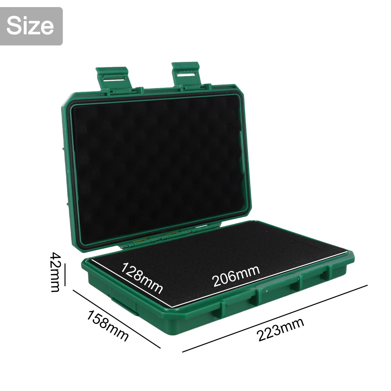 Dry Box Airtight Waterproof Tool Box Field Investigation Protect Against Shock Ruggedized Plastic Shockproof Sponges