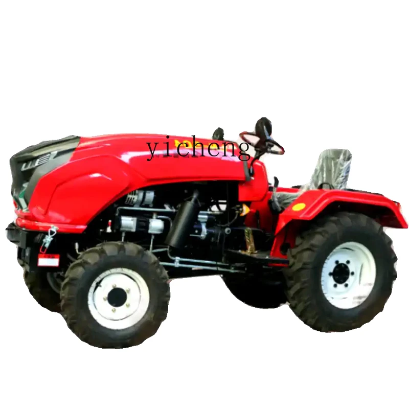 ZK four-wheel drive diesel tractor small and medium-sized four-wheel agricultural rotary tillage electric motorcycles