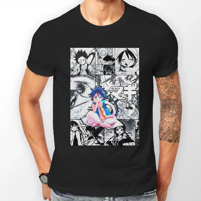 Magi Labyrinth of Magic Aladdin Manga Anime Unisex Tshirt T-Shirt Tee ALL SIZES