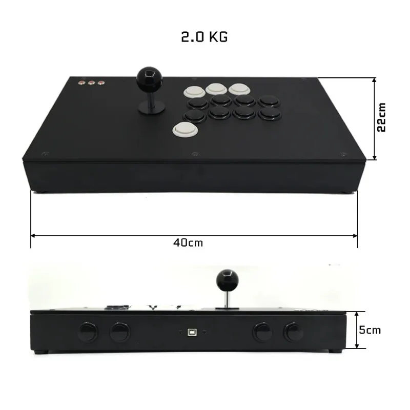 FightBox M1/M3/M7/M8/M9 All Buttons Hitbox Style Brook Chip Arcade Joystick Game Controller for XOX/PS5/PS4/PC Sanwa OBSF-24 30