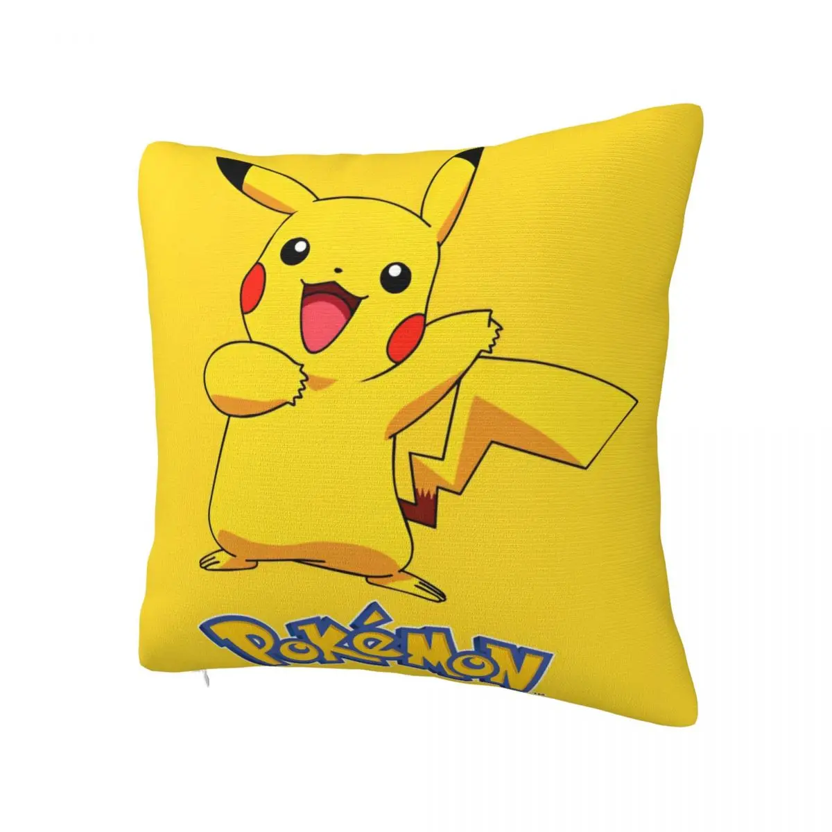 Printing Pokemon Pikachu Anime Pillowcase Polyester Cushion Cover Decor Cute Cartoon Game Pillow Case Cover Seat Zipper 45X45cm