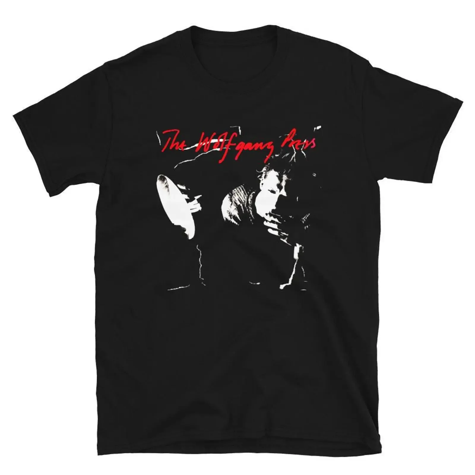 The Wolfgang Press Burden of Mules vintage Washed Soft Stretched streetwear Breathable Slightly fashion graphic homme