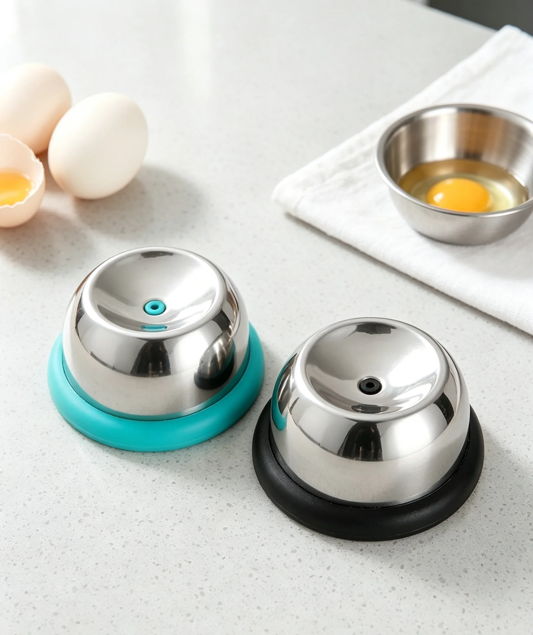 Egg Piercer, Stainless Steel Needle Egg Hole Puncher Eggs Poacher Endurance Hole Seperater Bakery Kitchen Tool for Raw Eggs