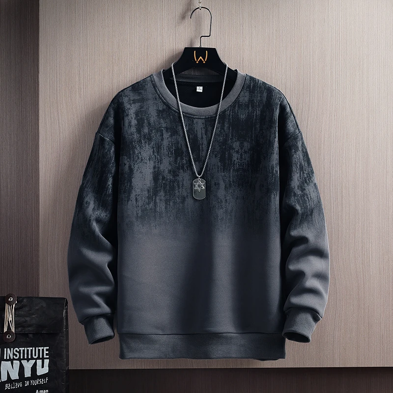 Autumn Spring 2025 Hoodies Sweatshirt For Men's Hip Hop Punk Pullover Streetwear Casual Fashion Clothes OverSize 4XL