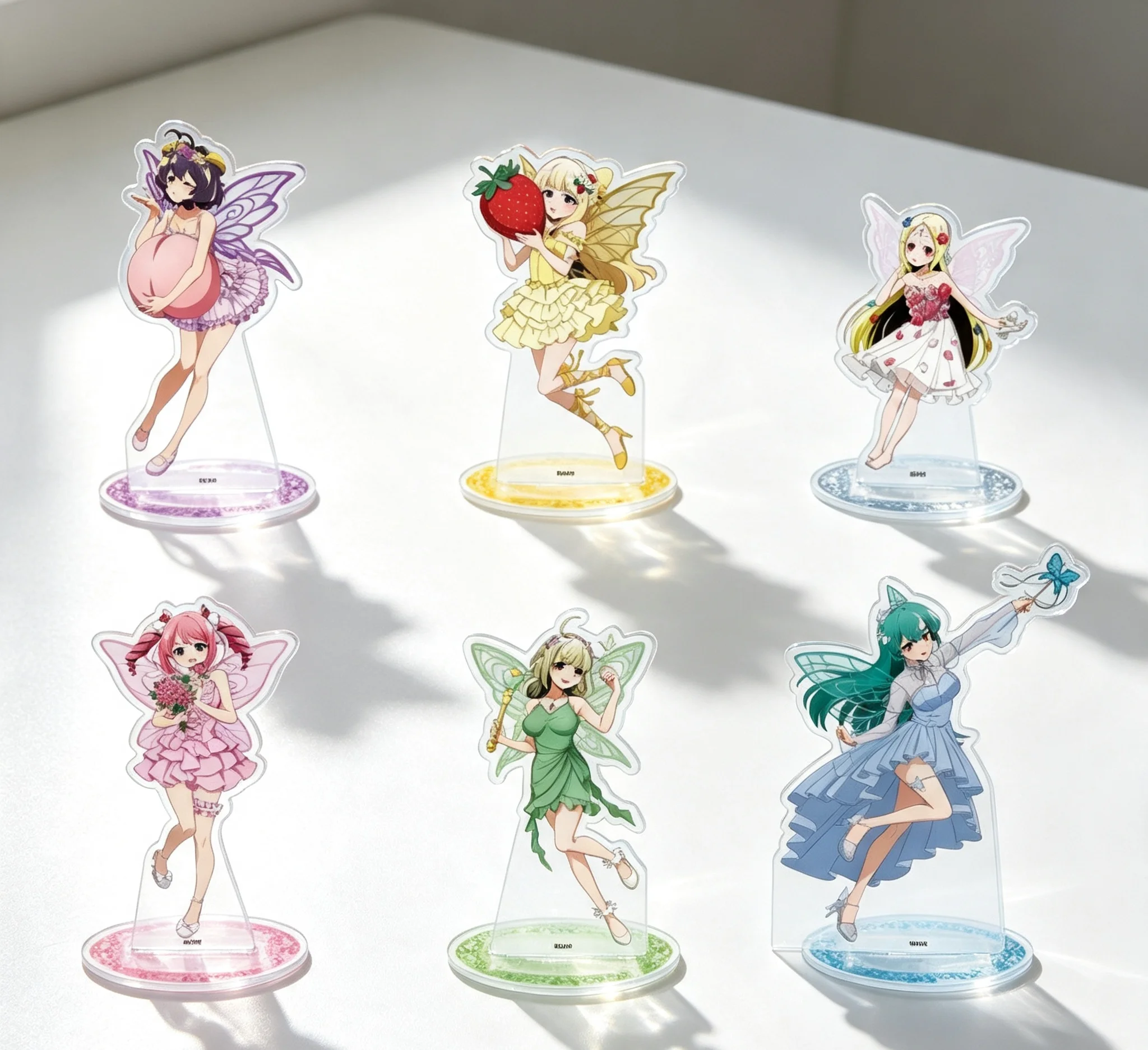 15cm Anime Gushing over Magical Girls Acrylic Standing Sign Board Bedroom decoration Animation Peripheral Holiday Gift Keychains