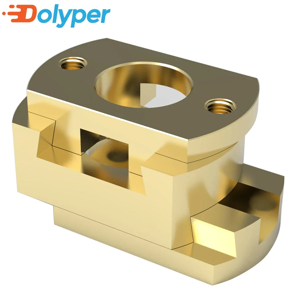 1/2/4pcs 18mm Oldham Coupling Ender 3 V2 CR10 Pro T8 Screw Coupler Z-Axis 8mm Brass Lead Screw Hot Bed for 3D Printer Parts