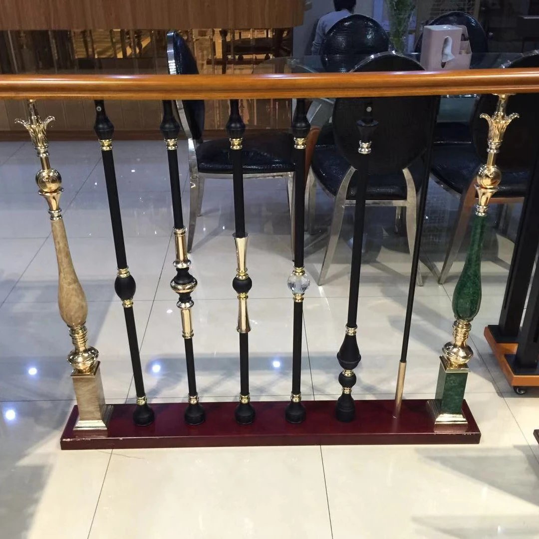 التخصيص الألومنيوم الفن الدرابزين للدرج