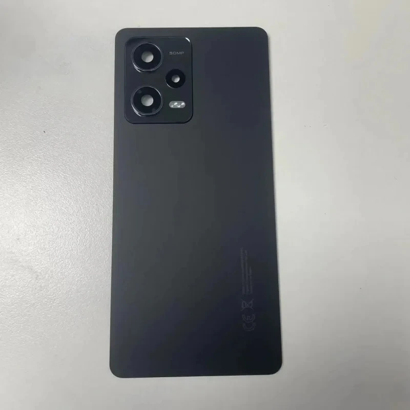 For Redmi Note 12 Pro 5G 22101316C 22101316I Battery Back Cover Glass Rear Housing Panel Case Replacement With Camera Lens image 2