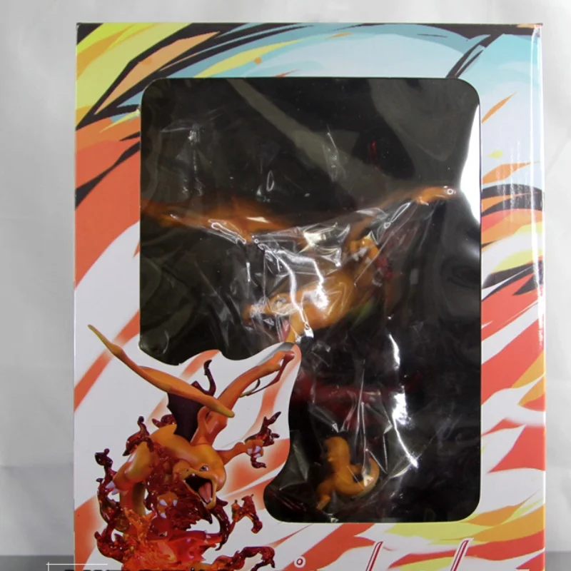 Figura de acción de Pokémon Gk Third Bullet, pequeño dragón de fuego, dragón de fuego, grupo de evolución, estatua de mano, modelo de decoración, juguete de colección