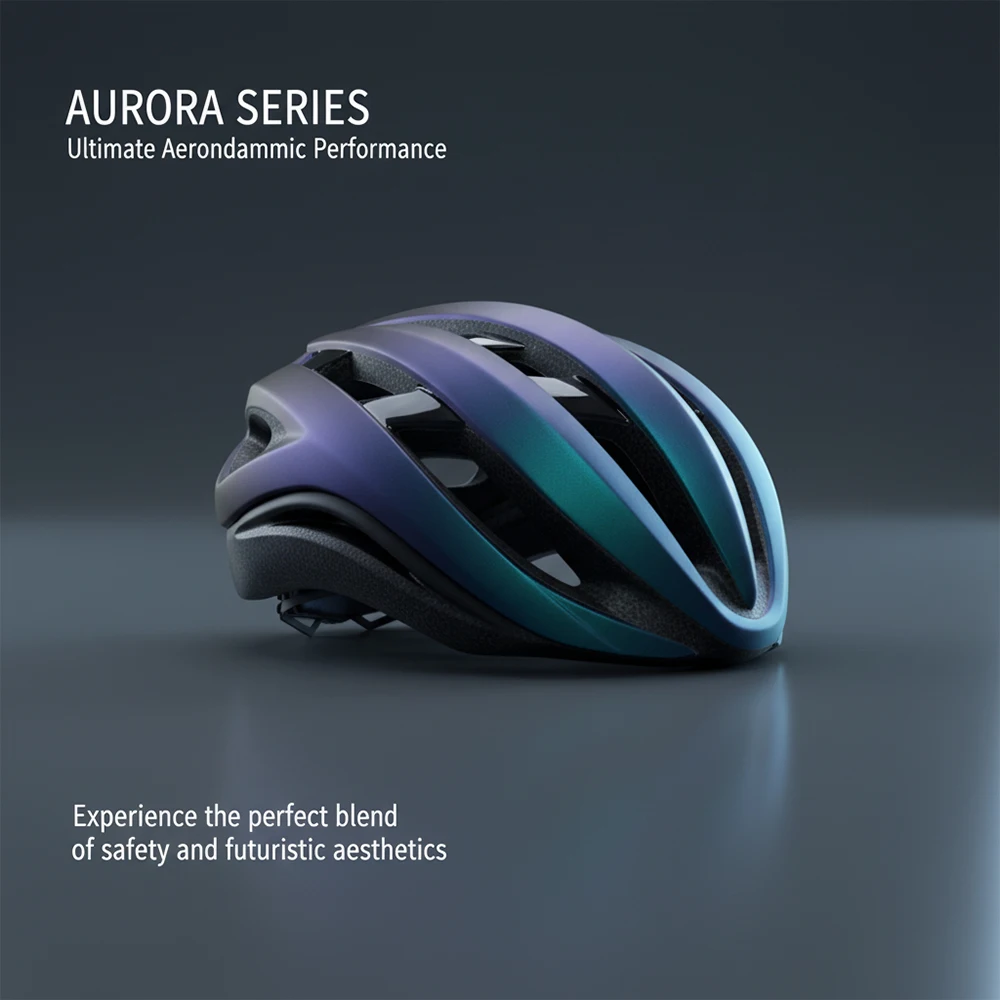 Ultraleichter Fahrradhelm für Herren und Damen, MTB-Rennradhelm, atmungsaktiver Fahrrad-Sicherheitshut, Sportausrüstung – Detail 1