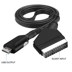 SCART Video Capture Card Scart To USB 2.0 Video Capture Board Game Record Live Streaming Broadcast TV