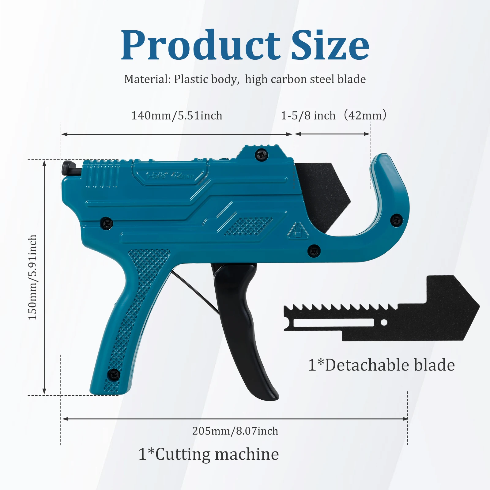PVC Hose Cutters Plastic Pipe Shear Tool High Performance with Anti Slip Handle for Industrial Pipe Processing Hand Cutter Tool