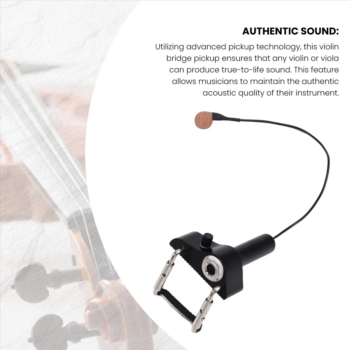

Y244A Горячий высококачественный звукосниматель для скрипки, электрический акустический звукосниматель для скрипки, аксессуары для скрипки для CV-17, четырехструнные скрипки