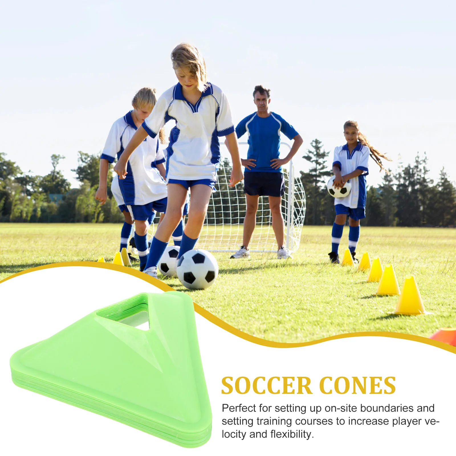 

12 Pcs Sports Cones Training Logo Plate for Soccer Football Basketball Practice Portable Markers Mini Discs Safe PE Material
