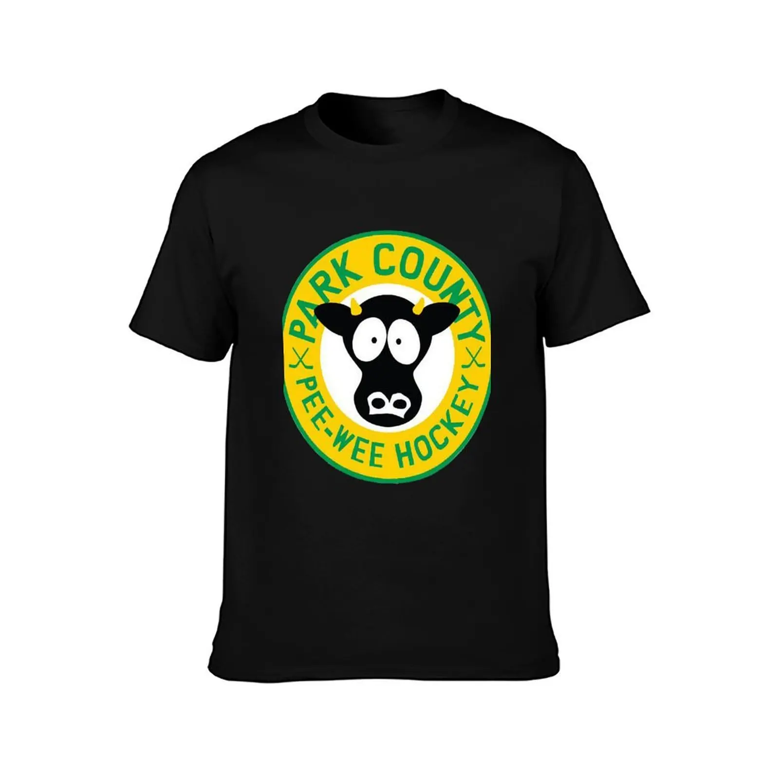 South Park Cows Pee Wee Hockey T-Shirt Basic Simple Casual Short Sleeve Tee T-Shirt