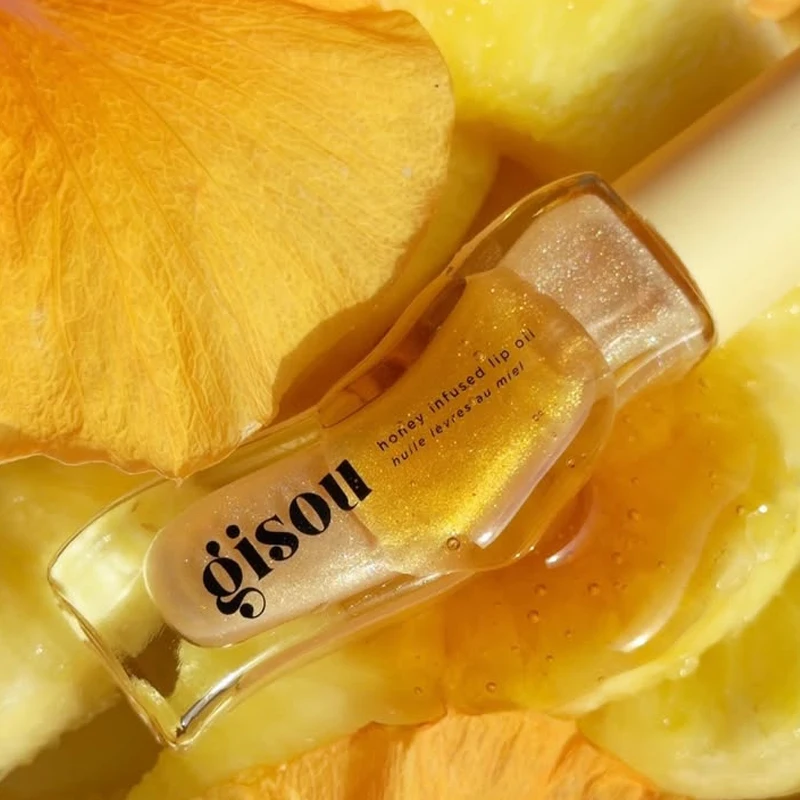 Gisou Plumps Lip Oil honey Coconut Honey Watermelon Mango Lip Blam Lip Gloss Moisturizing Repairing Lip gel Sexy Girl Makeup image 4