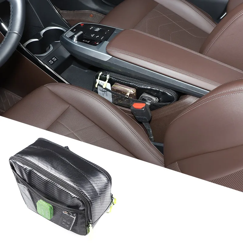 

For BMW X1 iX1 U11 23-25 car center control lower layer multi-functional luggage storage bag organizer bag interior accessories