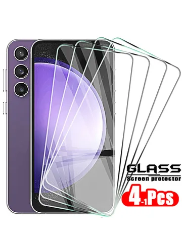 Закаленное стекло для Samsung S23 FE S22 S21 Plus + Защитная пленка для экрана Samsung Galaxy S23fe S20fe S21Plus S21FE Glass