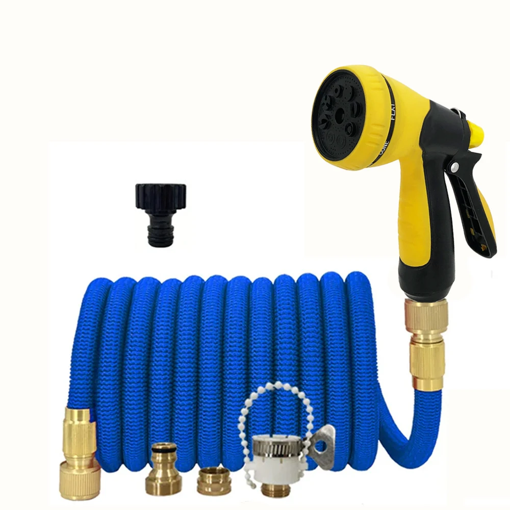 

NEW Expandable Garden Hose Multi-Functional Nozzle Magic Hose Pipe High-Pressure Car Wash Hose Adjustable Spray Flexible Garden