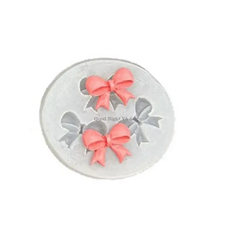 Reusable Silicone Mold Bowknot Crafting Moulds Pendant Molds Suitable for Handmade Jewelry and Desktop Displays