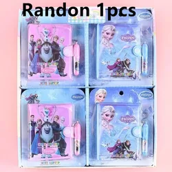 New Disney Frozen Pen Notebook Stationery Elsa Anna Kids Cute Cartoon School Supplies Study Stationery Set Toys Gifts Random 1pc