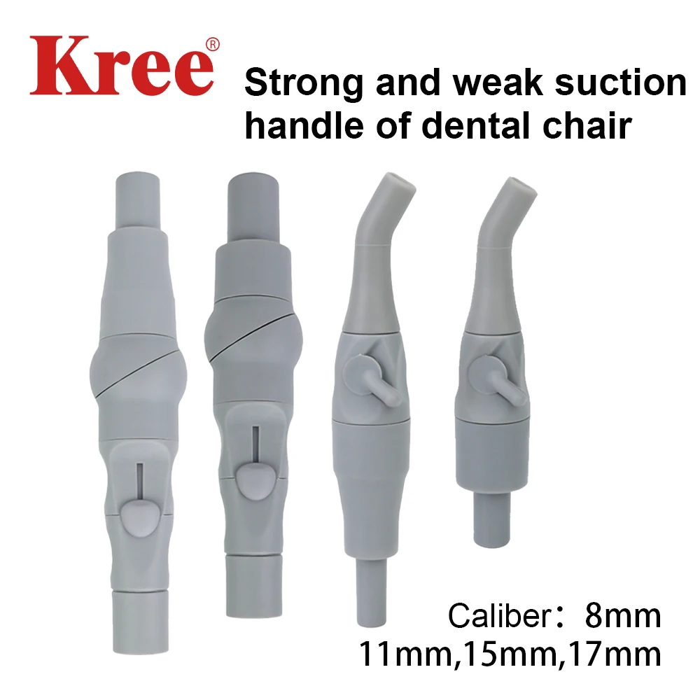 Dental Strong Weak Saliva Swivel Autoclavable Suction Handle Adjustable Adapter Accessories Style 17/15/11/8mm Dentistry Tools