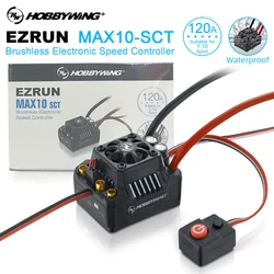 Hobbywing EZRUN MAX10-SCT 120A ESC Brushless impermeabile con 6.0-7.4V 4A BEC per motore serie 36