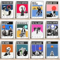 Vintage Classic Movie Jaws Posters Retro Movie Mad Art MAX Posters Canvas Painting Wall Prints Picture Room Home Decor