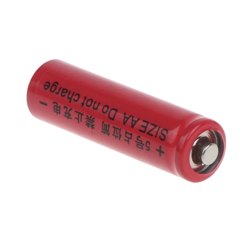 2023 nova configuração bateria falsa aa para 14500 lr6 am3 tamanho aa bateria marcador cilindro condutor