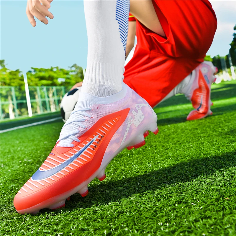 

Training Men Soccer Shoes Society Cleats Professional Football Shoes Fast Original Football Field Boots Outdoor Sneaker Unisex