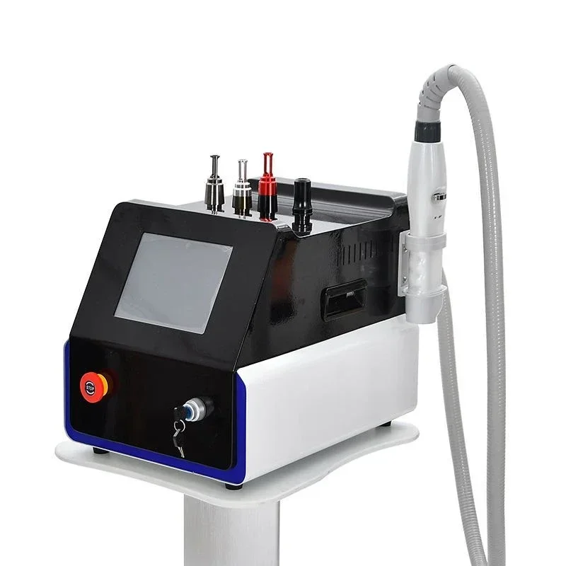 Portable Pico Nd Yag 1064NM Laser Tattoo Removal Machine Q Switch Carbon Stripping Peeling Skin Rejuvenation Professional