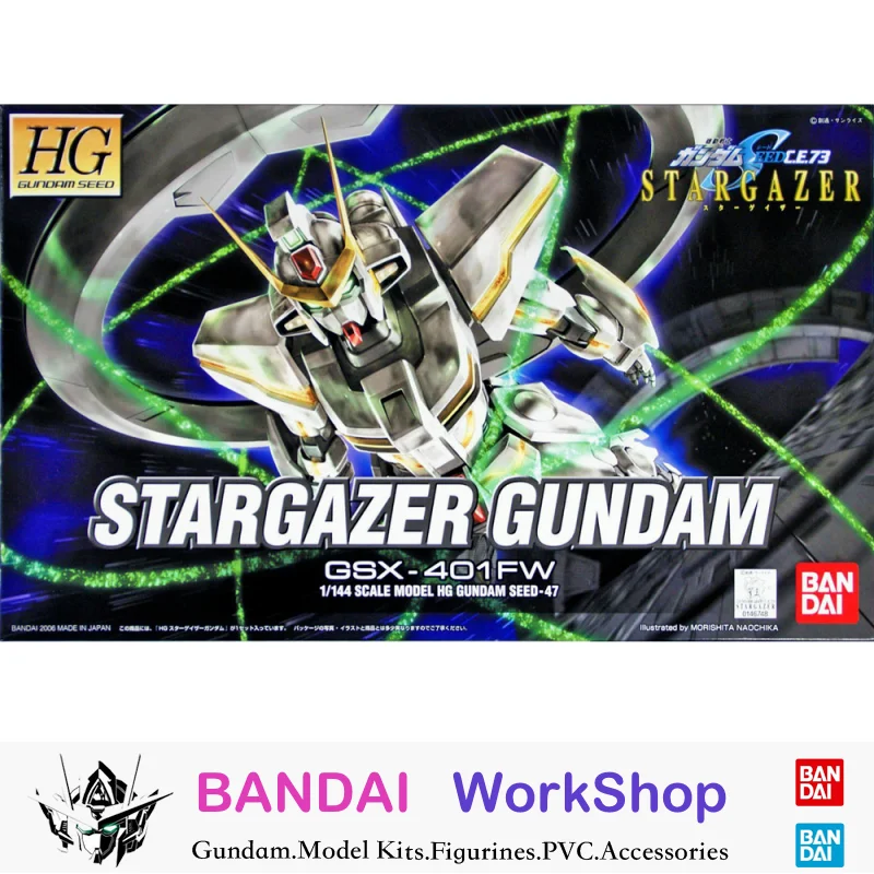 Bandai Original 1/144 HG Seed Stargazer GundamAction Figure Assembly Model Kit Collectible Gifts