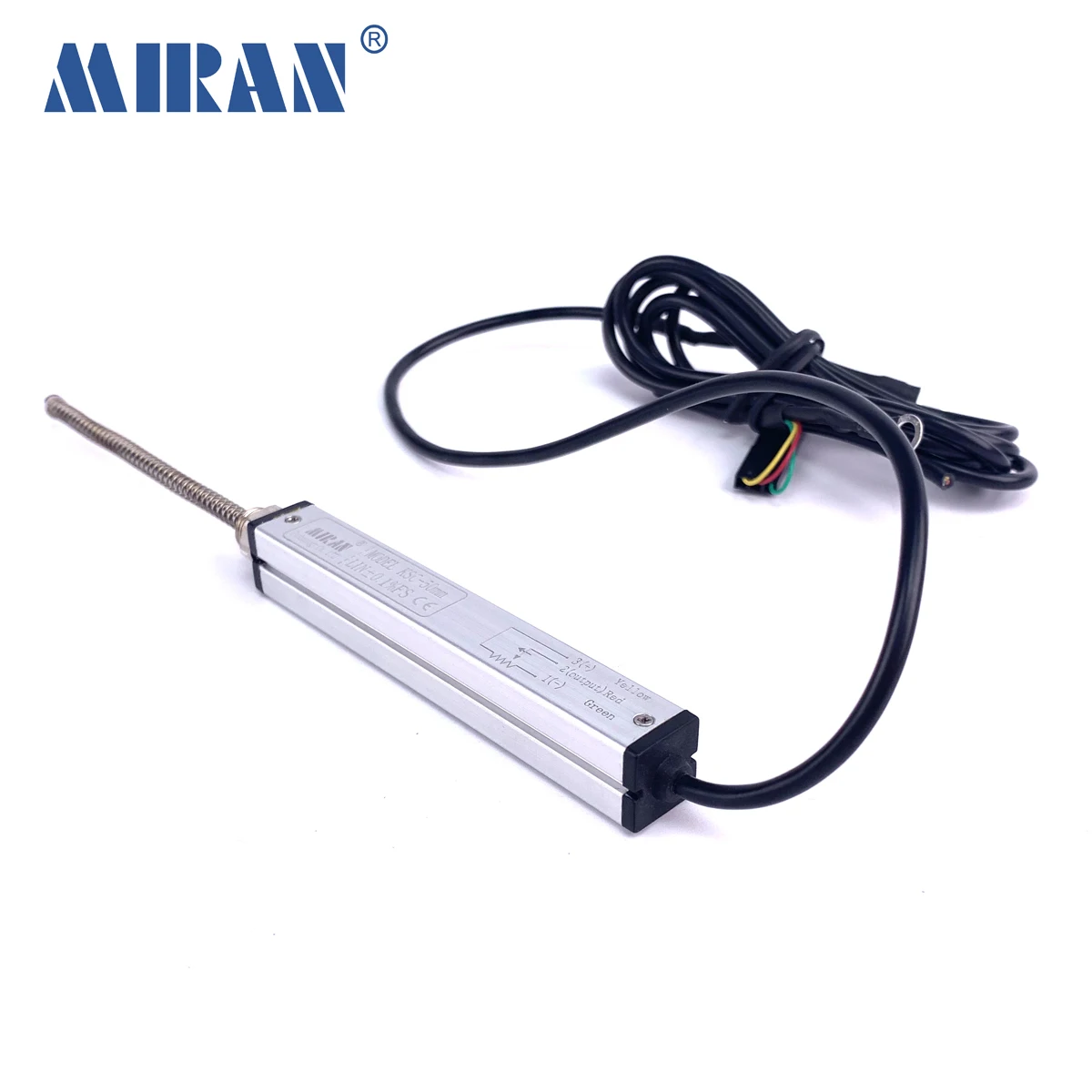 MIRAN KSC Stroke 5-100mm Miniature Automatic Reset Linear Displacement Sensor Position Transducer Electronic Ruler Output