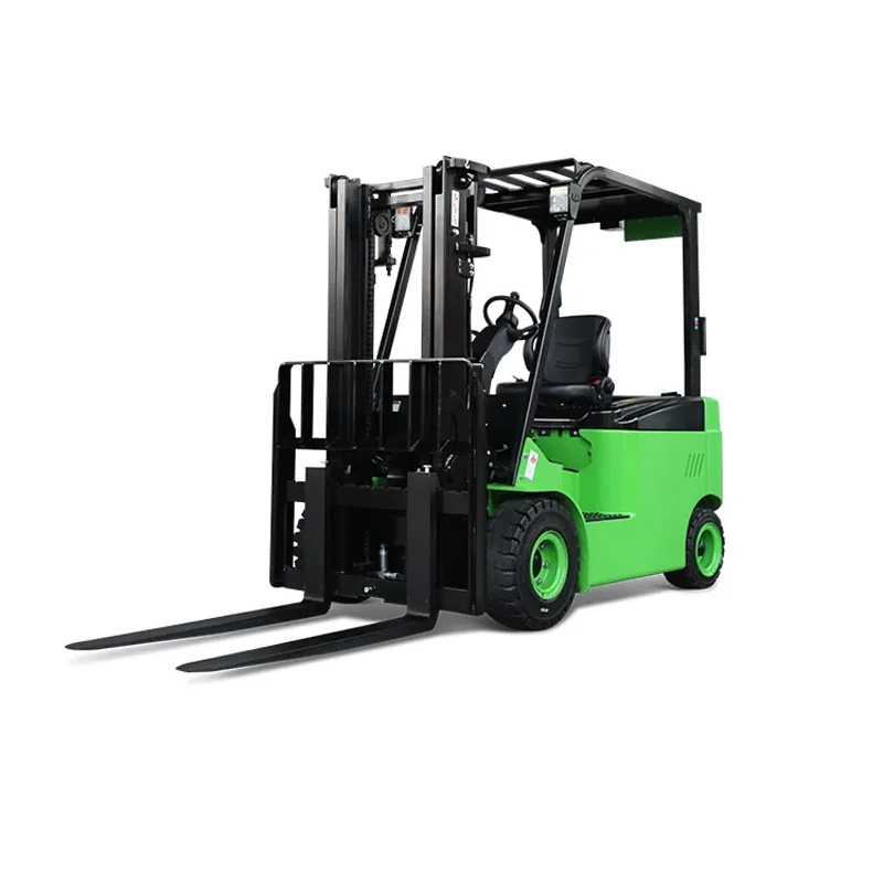 Lead Acid Low Maintenance 1.5 Ton 4 Wheel Counterbalance Electric Forklift Stable Long-life Retail Storage Truck